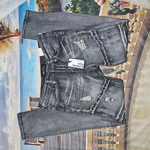 Rue21 Distressed Supreme Flex Skinny Jeans Size‎ 32x34 NWT